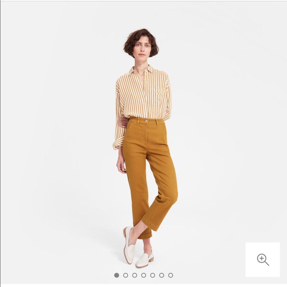 Everlane straight leg crop pant